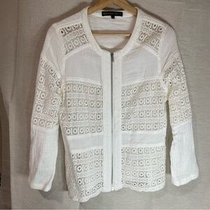 Willow & Clay White Lace jacket